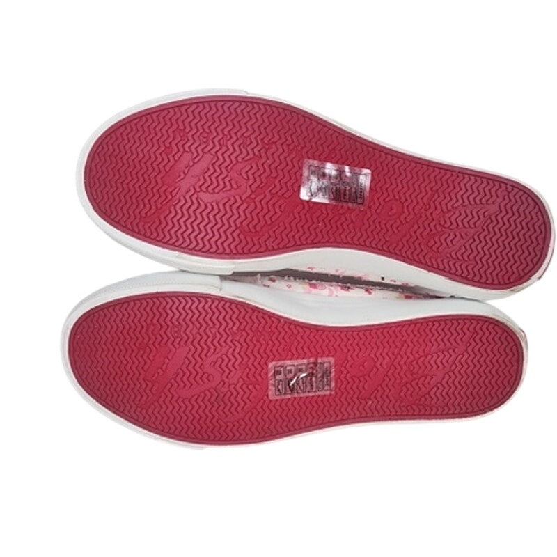 504. Blowfish Malibu Floral Canvas Slip On Sneakers Pink White Size 9.5