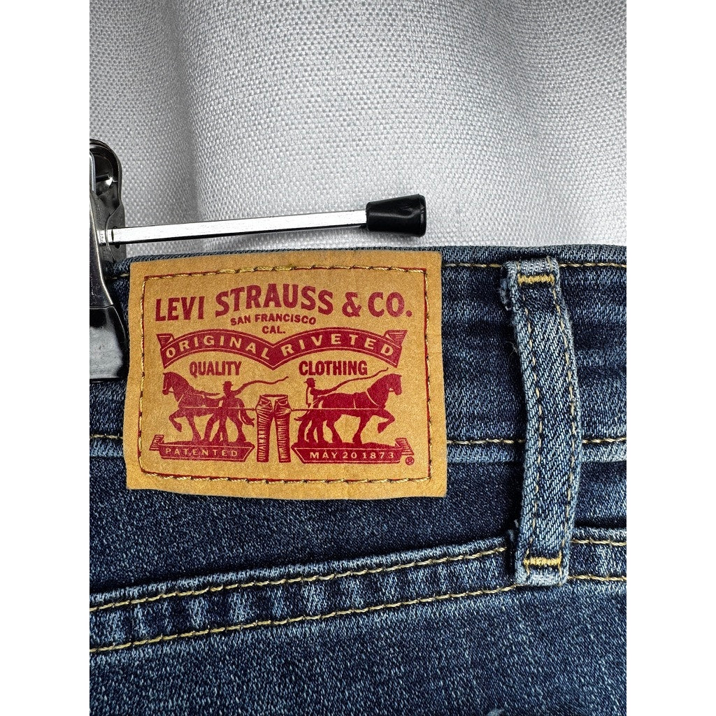 387. Levi's 711 Skinny Jeans Size 29 Dark Wash