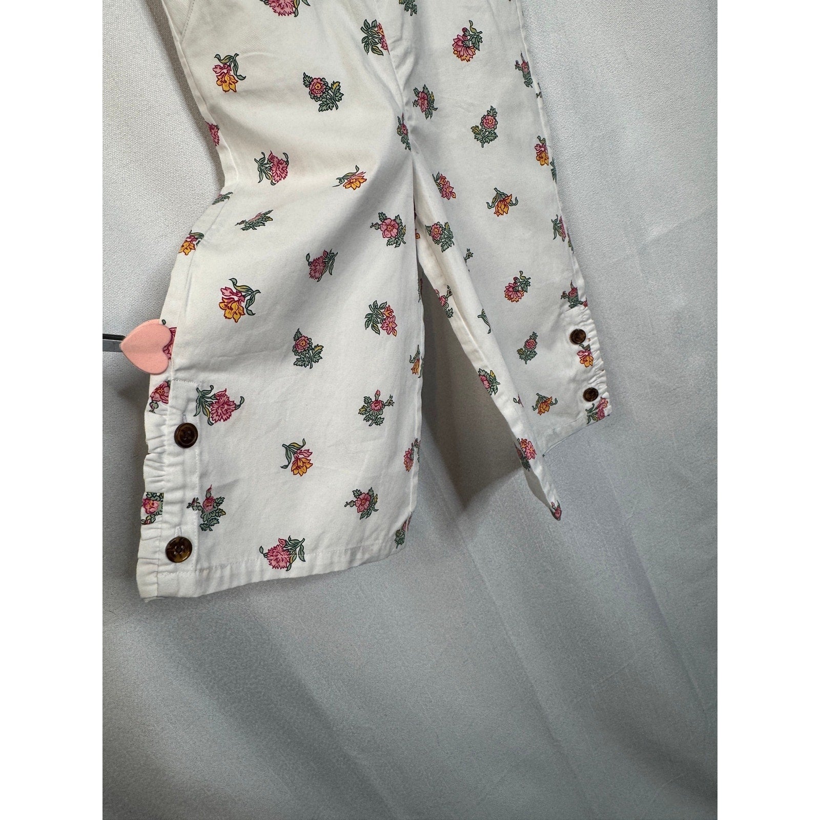 341. Janie and Jack NWT Floral Wide Leg Jumpsuit Girls Size 4