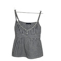 471. Brandy Melville Gingham Button Front Cami Tank Top