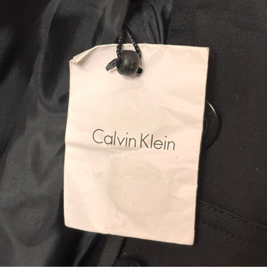 93. Calvin Klein Black Belted Sheath Dress Size 6