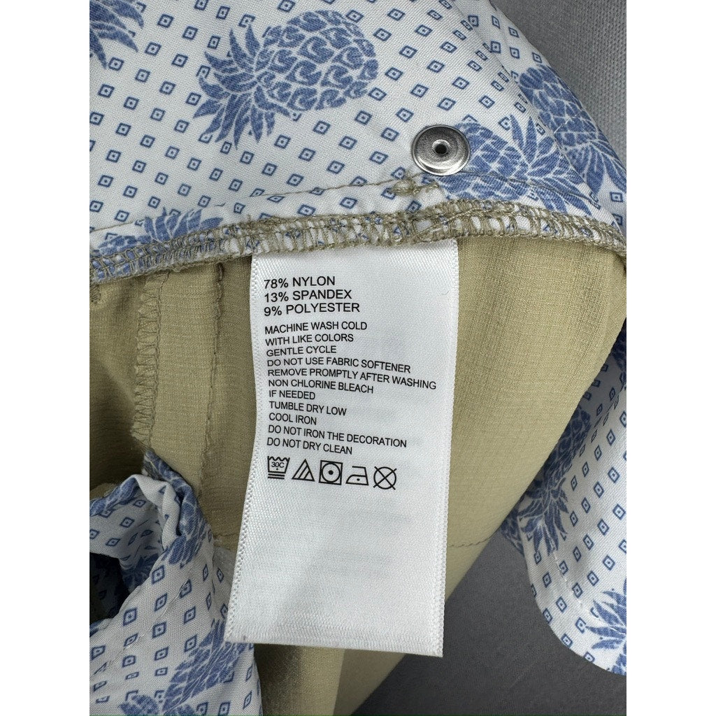 485. Tommy Bahama Khaki Performance Pants Men's 36x30 Beige
