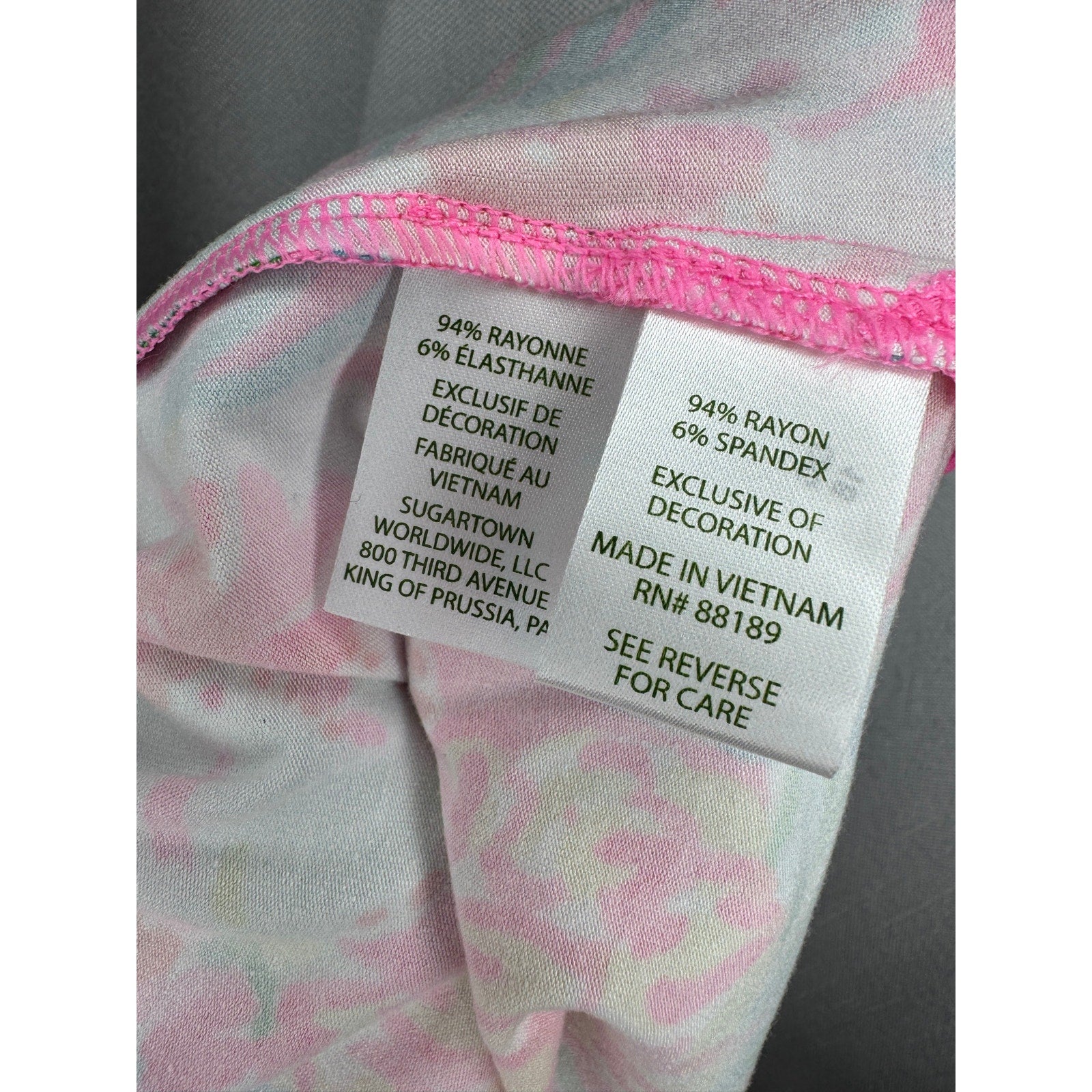 360. Lilly Pulitzer Pink Tropical Print Maxi Skirt Size Small