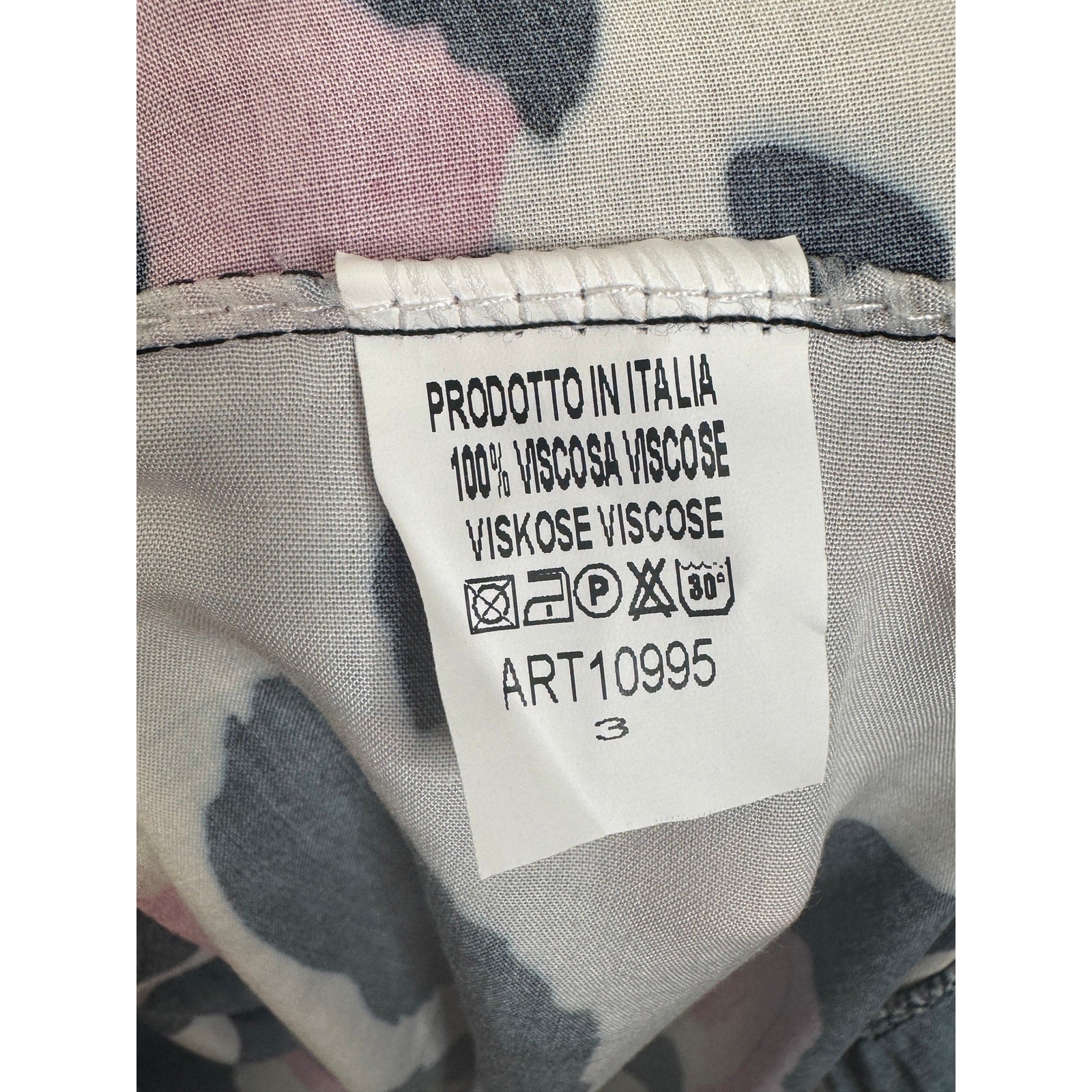 352. Made in Italy Pink Leopard Print Smocked Maxi Dress
