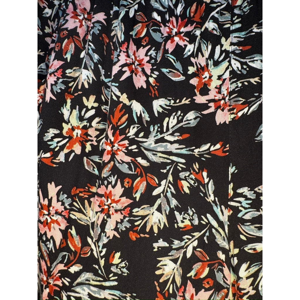 428. Jessica Simpson Floral Pull-On Pants Size L NWT