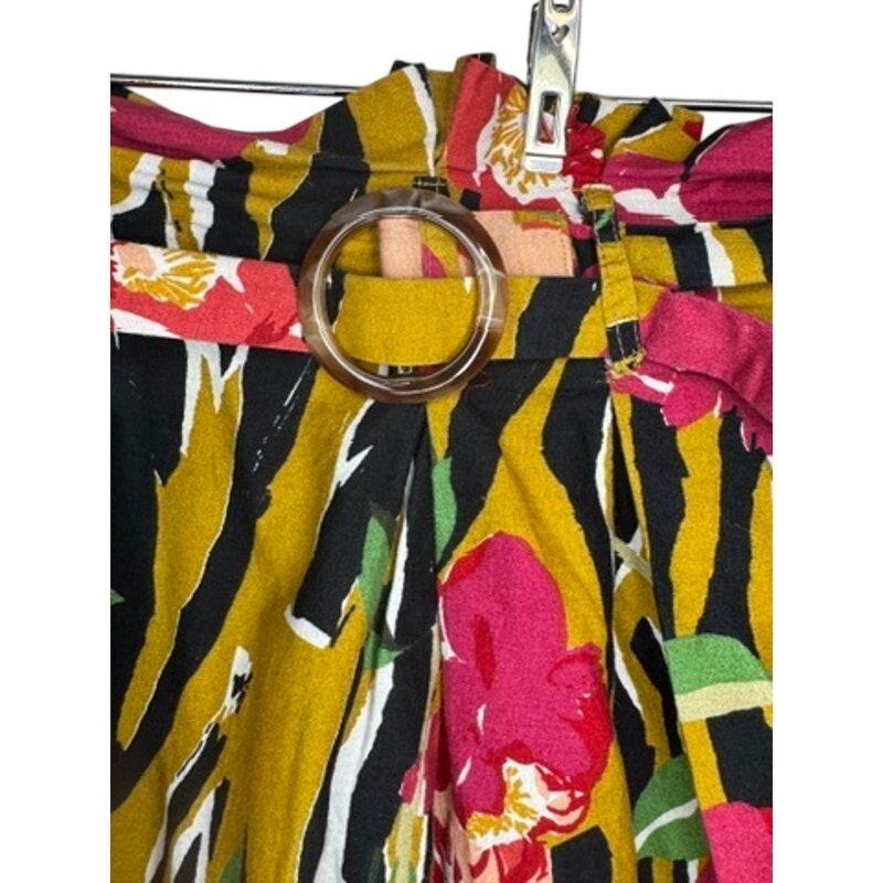 477. Truly 4 You Floral Zebra Print Maxi Skirt Size L/XL