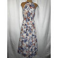 391. Japna Floral Halter Maxi Dress Size S EUC