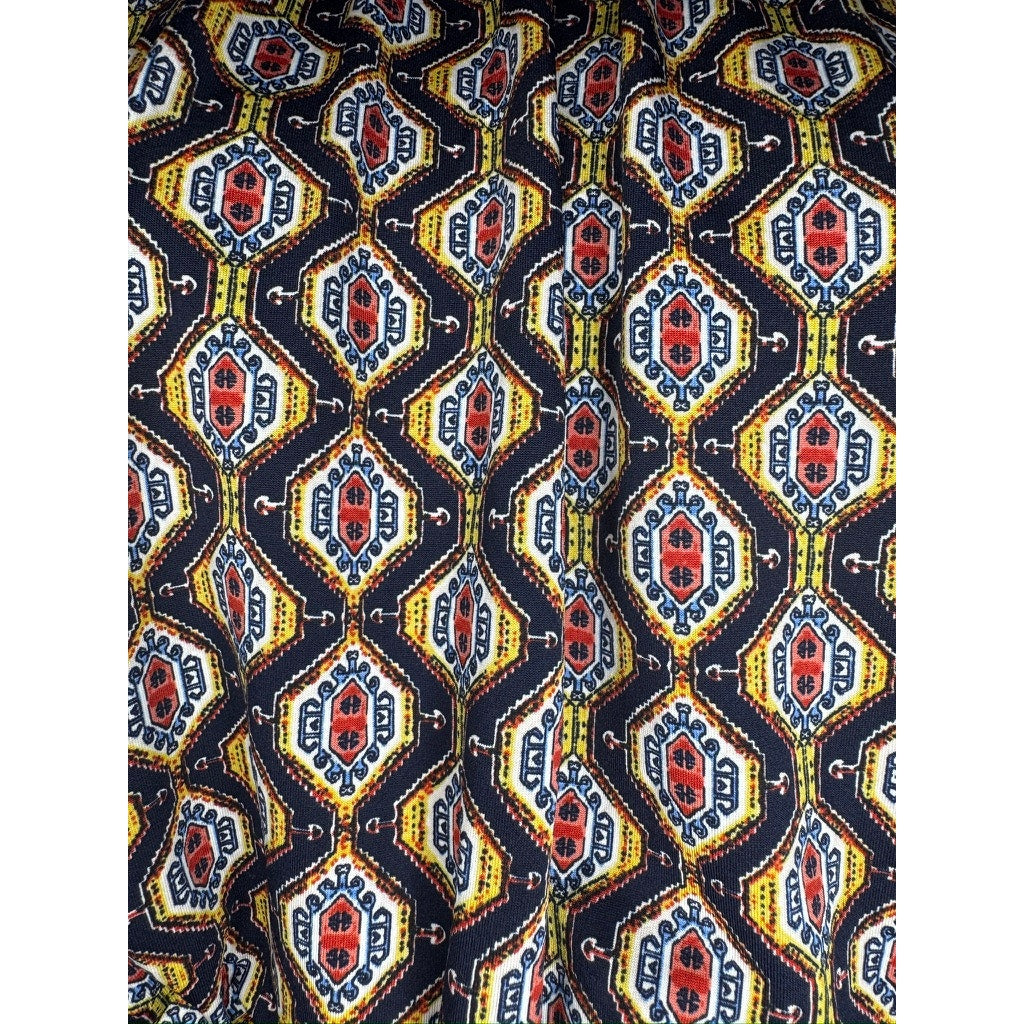 393. Enfocus Studio Geometric Halter Midi Dress Size 6 EUC