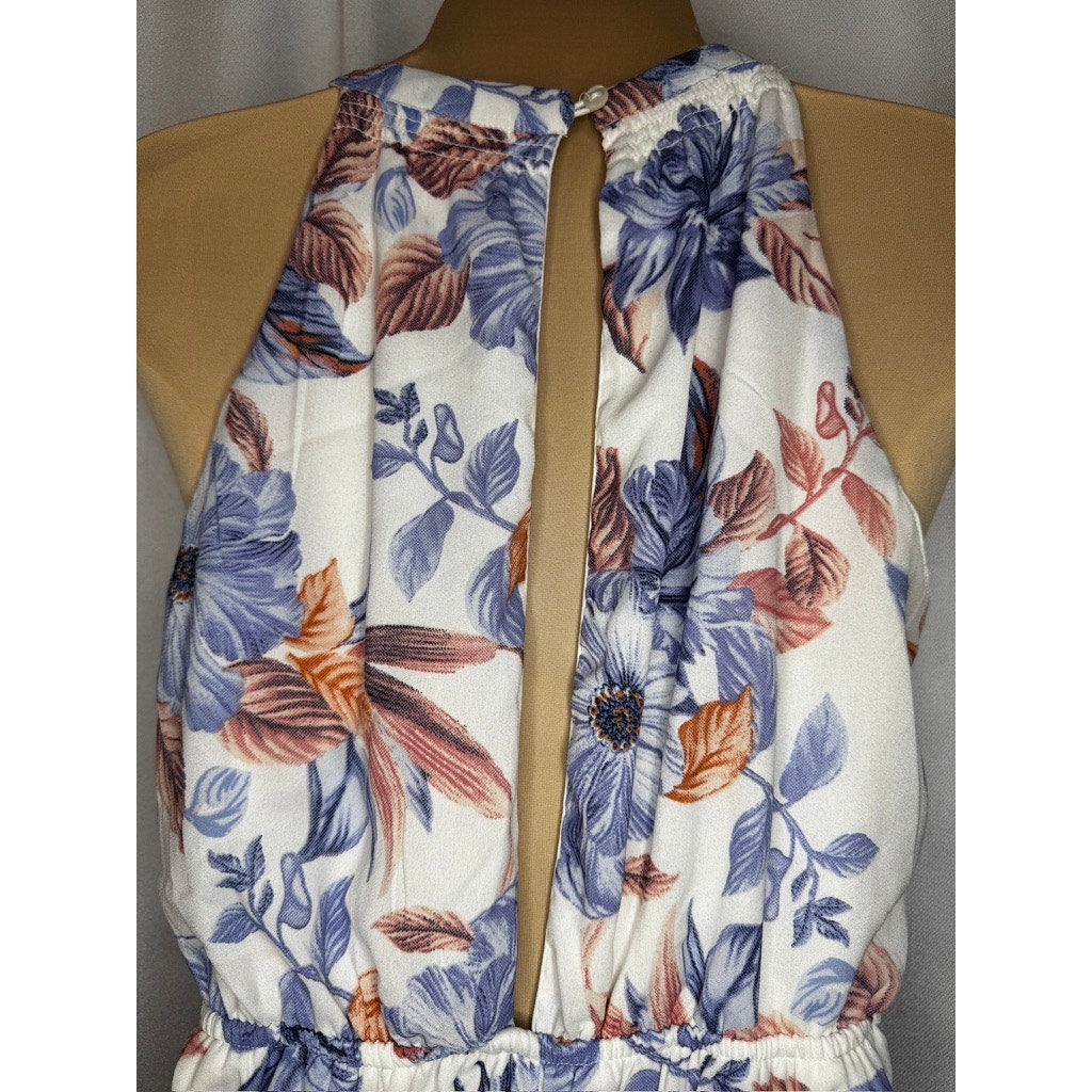 391. Japna Floral Halter Maxi Dress Size S EUC