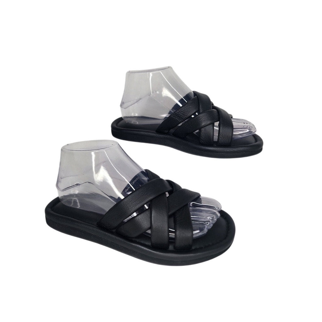 501. Madwell Black Multi Strap Slide Sandals Size 7.5