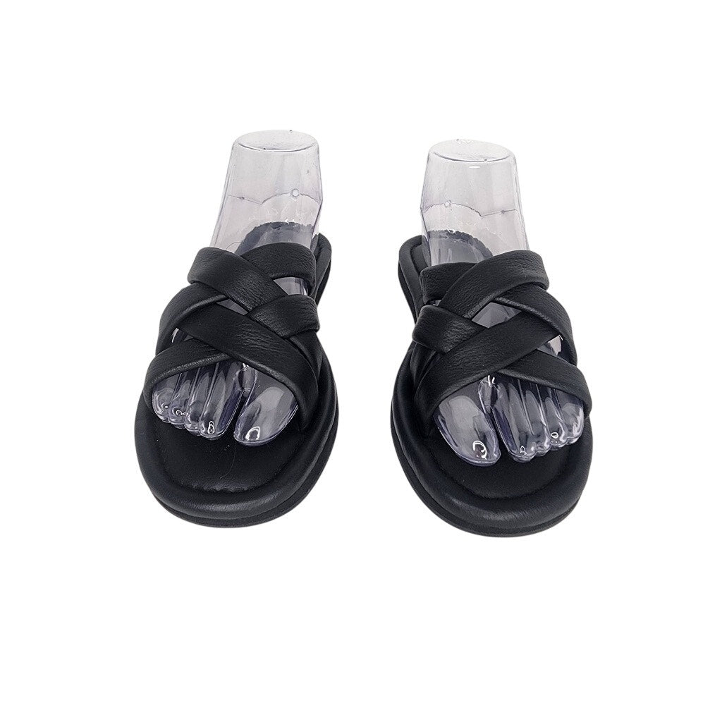 501. Madwell Black Multi Strap Slide Sandals Size 7.5