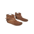 497. Minnetonka Suede Fringe Ankle Boots Women's Size 5 Brown