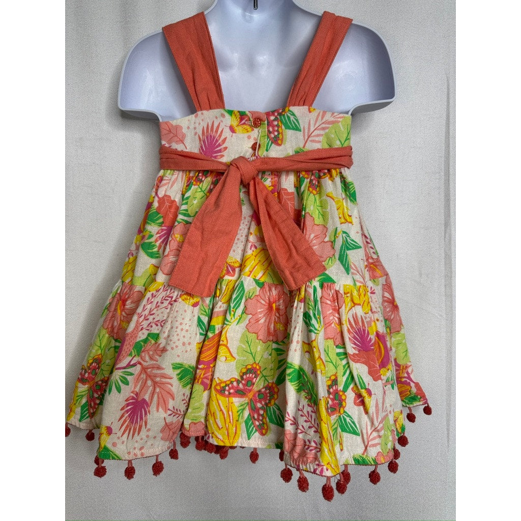 554. Tommy Bahama Tropical Floral Sundress Toddler 24M