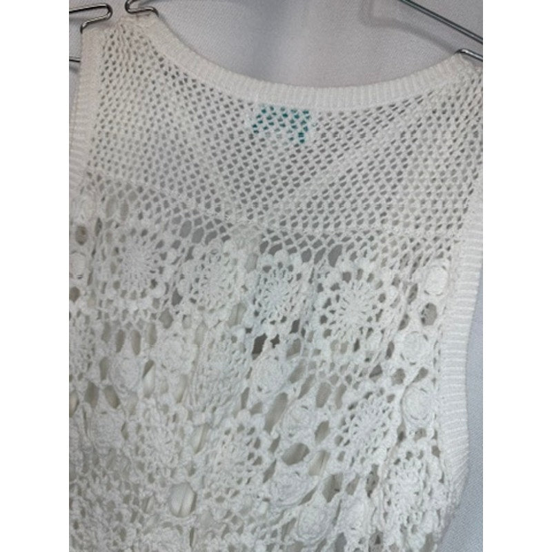 382. Calypso St. Barth for Target Hand Crocheted Sleeveless Dress Size S
