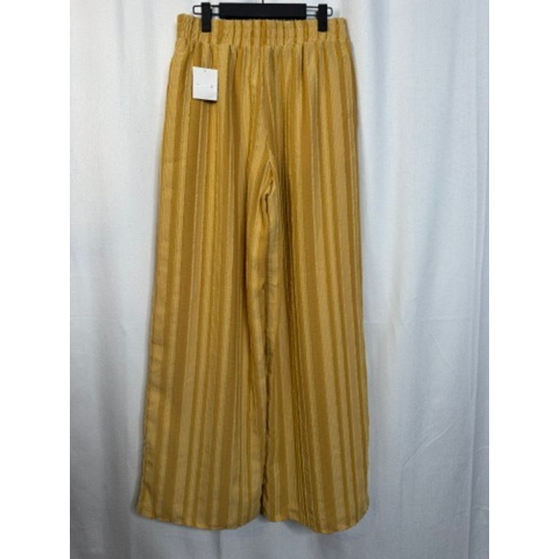 383. Forever 21 Textured Stripe Wide Leg Pants Size M NWT