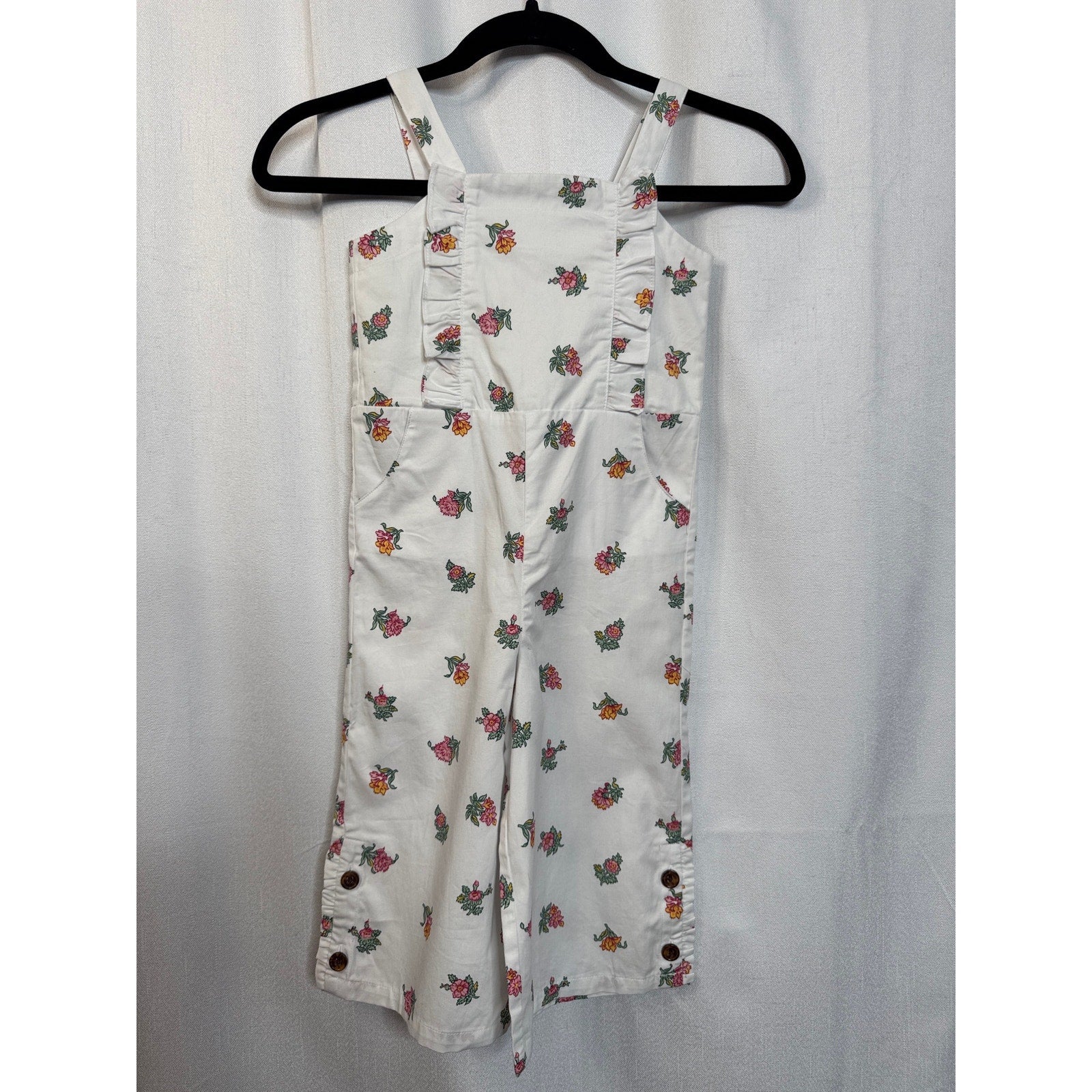 341. Janie and Jack NWT Floral Wide Leg Jumpsuit Girls Size 4