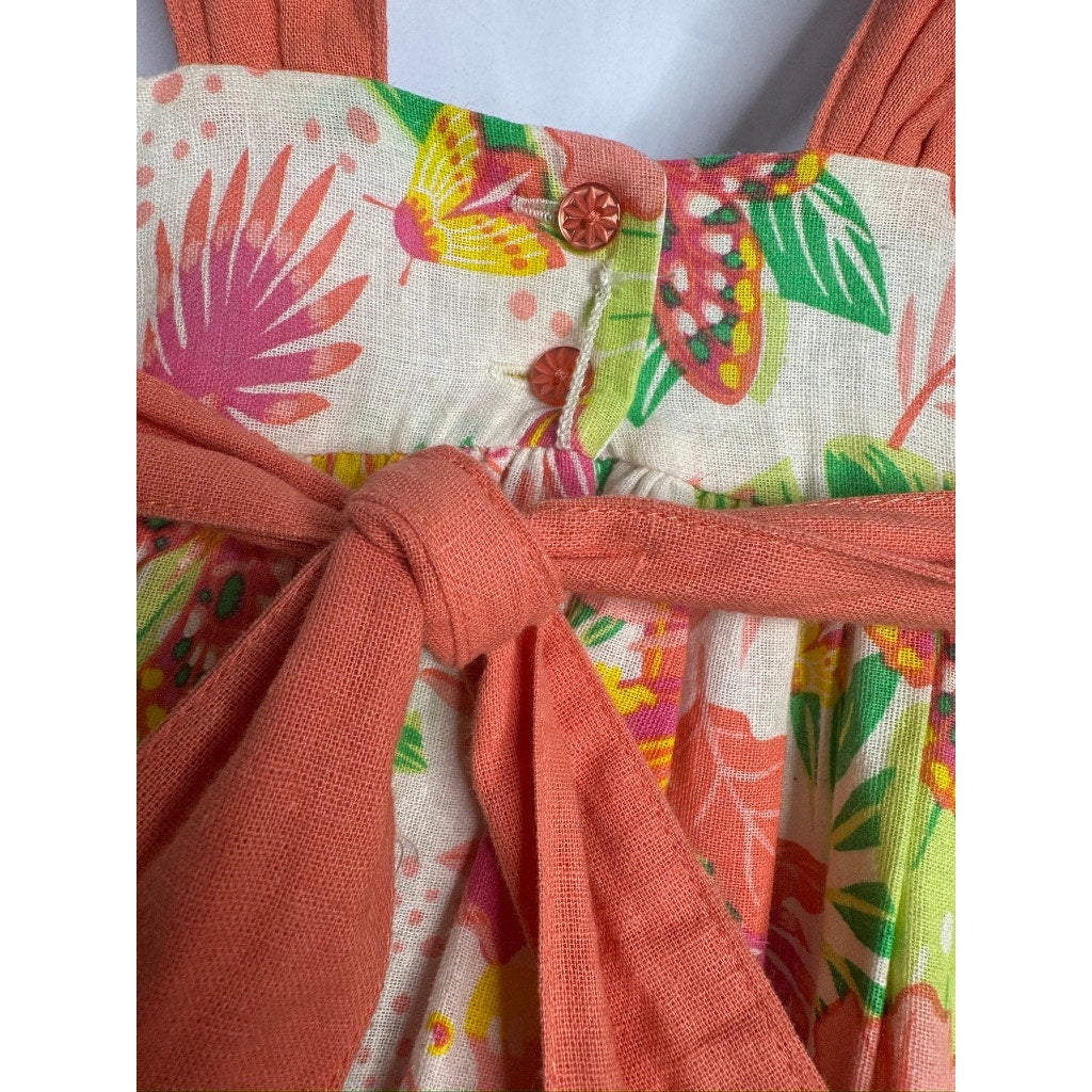 554. Tommy Bahama Tropical Floral Sundress Toddler 24M
