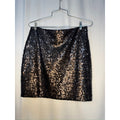 425. Paige Black Sequin Mini Skirt Size L NWT