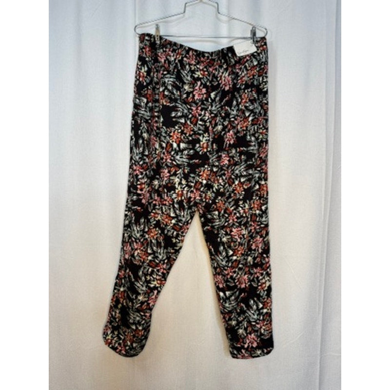 428. Jessica Simpson Floral Pull-On Pants Size L NWT